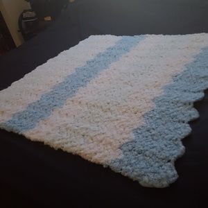 Crochet blanket.